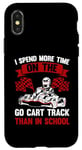 iPhone X/XS Go Kart Kid - Go Kart Racing Boys Kids Case