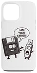 Coque pour iPhone 13 Pro Max Disquette vers clé USB 90s 00s Ordinateur Drôle Geek Joke