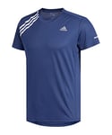 Adidas Own The Run Tee T-Shirt - Tech Indigo/White, X-Small