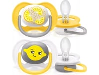 Avent Ultra Air Happy Lemon Napp 2 St 6-18M Avent