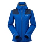 Berghaus Women's Paclite Dynax Gore-Tex Waterproof Shell Jacket, Lightweight Coat, Surf The Web/Dusk, 12