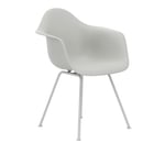 Vitra - Eames RE Plastic Armchair DAX 85 Cotton White, White Base - Matstolar - Charles & Ray Eames - Vit - Metall/Plast