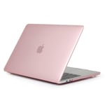 MacBook Air 13 M1 (A2337, 2020) / (A2179, 2020) genomskinlig fram- och baksida - Rosa Rosa