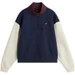 Sweat-shirt Vans  COLORBLOCK HALF ZIP MOCK