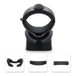 3pcs Manchon De Protection + Couvre-Masque De Avant Et Arrière Étanche En Silicone Pour Casque Oculus Rift S - Noir