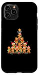 Coque pour iPhone 11 Pro Jolly Gingerbread Christmas Tree Tee Gingerbread T-shirt pour femme