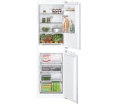 BOSCH Series 2 KIN85NFE0G Integrated 50/50 Fridge Freezer - Fixed Hinge, White