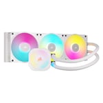 Corsair iCUE LINK TITAN 360 RX 360mm RGB Liquid CPU Cooler White - CW-9061021-WW