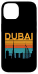 Coque pour iPhone 14 Dubaï Emirats Arabes Unis Skyline City Retro Arabes Emirats Architecture