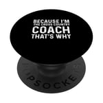 Cross Country Coach Appreciation Running Coach Men Women PopSockets Adhesive PopGrip