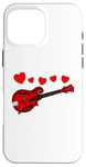 Coque pour iPhone 16 Pro Max Mandoline Saint Valentin Musicien