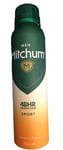 Mitchum Sport Mens Antiperspirant 6 x 150ml Deodorant 48H Protection NEW