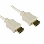 1m White Premium HDMI Cable High Speed Video HDTV HD 2160p