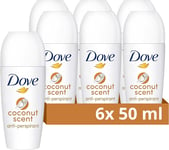 Dove Advanced Care Coconut Scent Anti-Perspirant Deodorant with plant-based roll