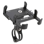 Bicycle Phone Holder Aluminum Cycle Bike Handlebar Bike Handlebar Clip Stand Fits Devices with 2.2‑3.9in Width