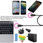 30cm USB 3.1 Type C to USB Sync Charger Cable for Honor 90 70 50 20 10 9 8A 8S