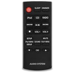 Ny fjärrkontroll till Panasonic Audio Stereo System Players N2qayc000058 Controller