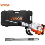 VEVOR Marteau Piqueur Perforateur Burineur Démolition 3500 W 2 Burins 1900 BPM