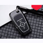 For Ford Mondeo Fusion F150 Mustang Explorer Edge Ecosport F-150 F-250, Carbon fiber Alloy+Silicone Car Key Fob Shell Cover case