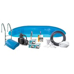 Poolpaket Swim & Fun Steel Oval 150 cm Djup