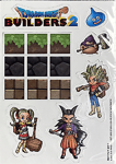 Dragon Quest Builders 2 Magnet Stickers, Fridge Magnets, Free P&P