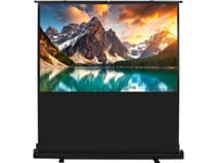 Maclean Projector Screen Maclean Portable Projection Screen, Compact, Under Floor, 80", 16:10, Mc-212