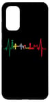 Coque pour Galaxy S20 Lisbonne Skyline Heartbeat Heart Lisboa Fan I Love Portugais