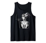 ROARING 1920's Great, Gatsby Glamorous Woman Flapper Tank Top