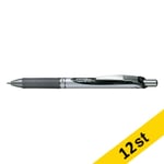 Kulspetspenna | Pentel Energel BL77 | svart | 12st