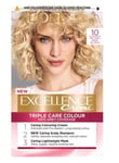 2 X L'Oréal Excellence Baby Blonde 10 Hair Dye - Triple Care