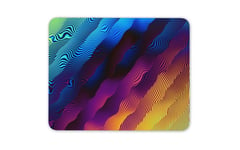 Graphic Design Spectrum Wave Lengths Mouse Mat Pad - Arty Computer Gift #15178