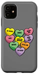 iPhone 11 Funny Candy Heart Anti Valentine's Day Sarcastic Love Joke Case