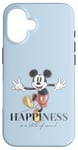 iPhone 16 Disney 100 Anniversary Mickey Mouse D100 Quote Happiness Case