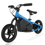 EVERCROSS TECH EV06M Moto Électrique Enfants 3-6 ans, 4Ah 100W 15KM/H 2 Modes de Vitesse, Pneu 12 , Cadeau Bleu - Neuf