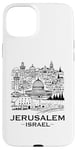 iPhone 15 Plus Jerusalem Souvenir Israel Skyline Jewish Israeli Women Men Case