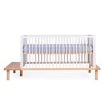 Childhome - Lit évolutif Evobed 140x70 Ecru Naturel