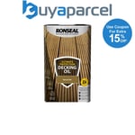 Ronseal 37299 Ultimate Protection Decking Oil Natural Oak 5 litre RSLUDONO5L