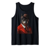 Akita Dog Suit Tank Top