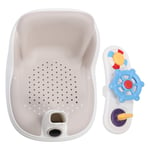 Infant Shower Chair Secure And Stable Baby Bath Stool Enlarged Widened Rollover