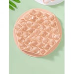 Small Ice Ball Maker Tray Mold Compact 37 Grids Circle Ice Cube Tray Space