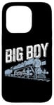 Coque pour iPhone 15 Pro Big Boy 4000 Locomotive à vapeur Locomotive Train Lover Lover