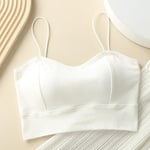 Banrib-Soutien-Gorge Intégré Sans Petit Coussin Avec Haut Pour Femme,Beauté De La Poitrine,Porte-Jarretelles,Sous-Vêtements En Acier Froncé,Anneau Dans Le Dos