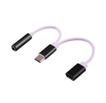 2-in-1 Type-C to 3.5 mm Audio Jack Headphone Audio Adapter And Charging Adapter