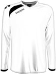 Kappa Pavie Ls Maillot de Football Mixte, Blanc, 6Y/8Y