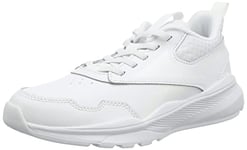 Reebok Mixte Court Advance Bold Sneaker, White/White/Gold, 40.5 EU