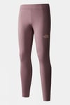 North Face TNF Girls Graphic Leggings Fawn Grey Size XL = 14 Plus Years RRP £35