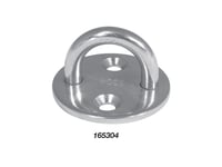 Round Stainless Steel Pad Eyes - 165304 Small