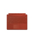Microsoft Surface Pro Signature Keyboard Rouge Cover port AZERTY Français