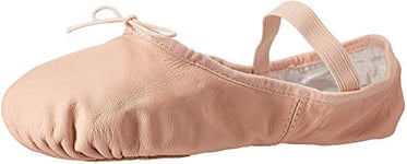 Bloch S0258l Dansoft II Chaussures de Danse en Cuir pour Femme Semelle divisée Chaussures de Ballet, Rose, 37 EU Étroit