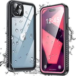 ANTSHARE for iPhone 15 Plus Case, IP68 Waterproof Shockproof iPhone 15 Plus Phone Case with [Built-in Screen/Camera Protector], Full Body Sealed Front and Back Cover for iPhone 15 Plus 6.7” (Pink)